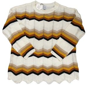 FCT With Love Chevron Knit Sweater